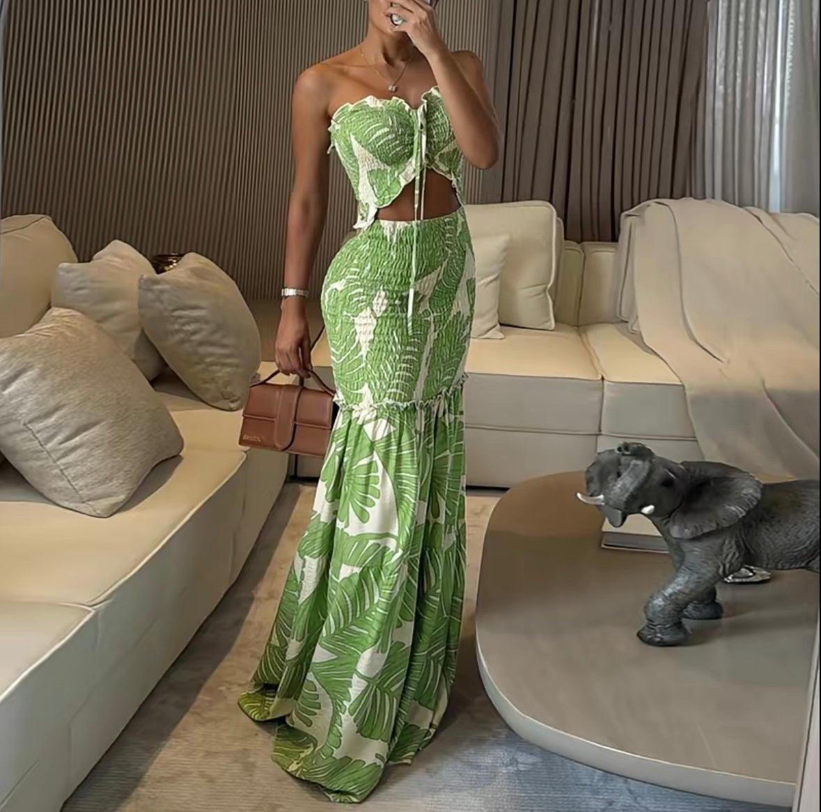 Tropical Bloom Maxi Dress