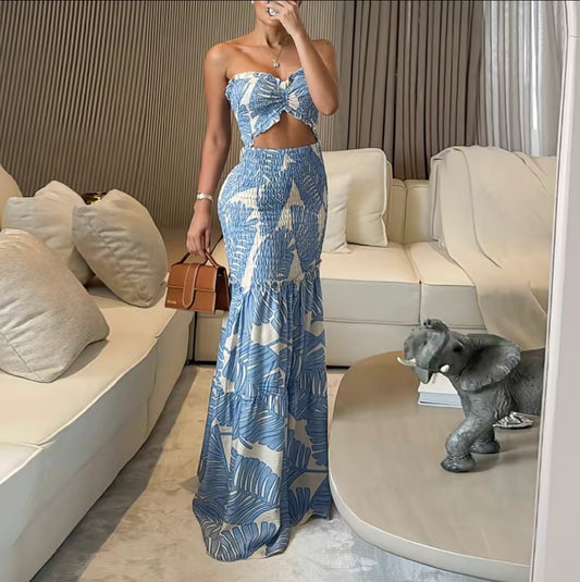 Tropical Bloom Maxi Dress