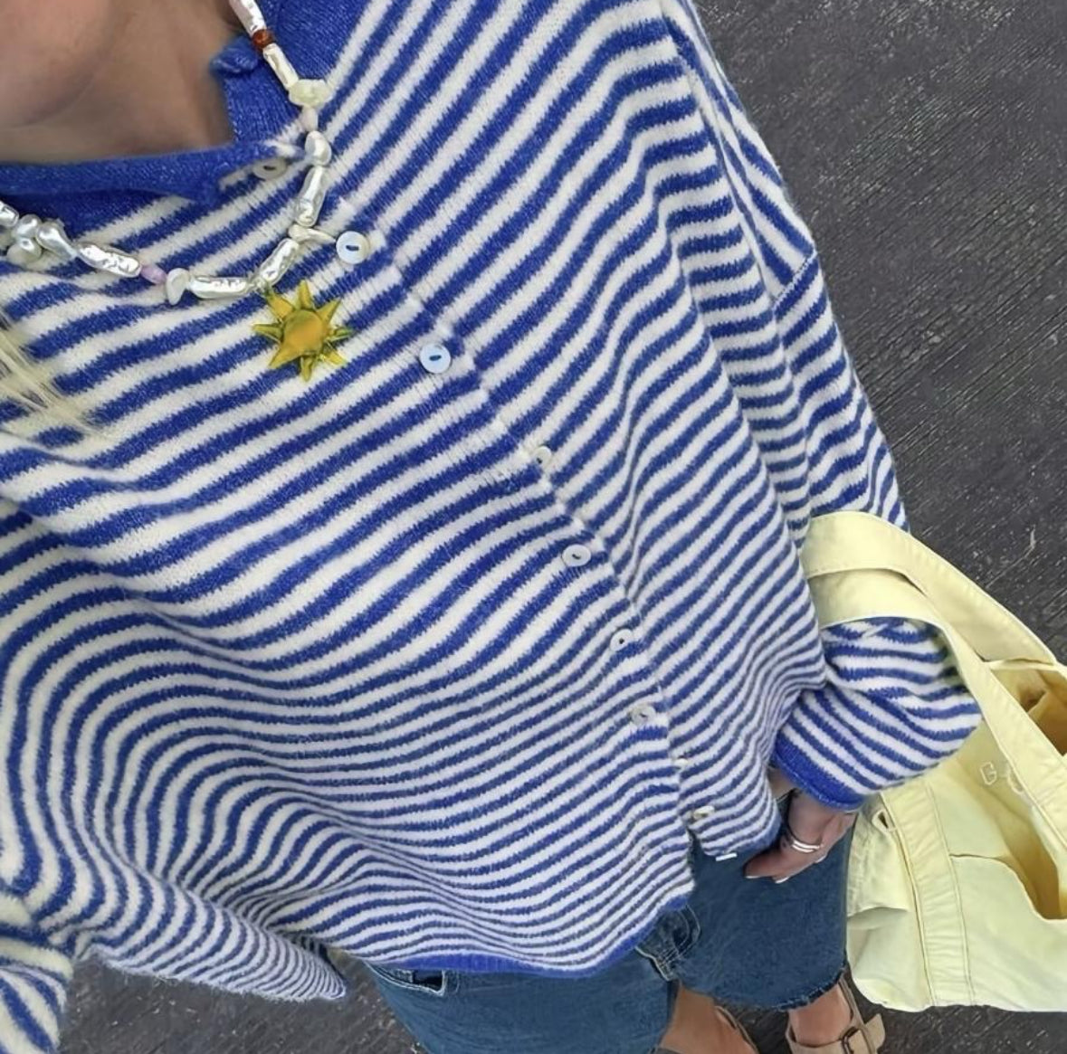 Fall Stripped Cardigan
