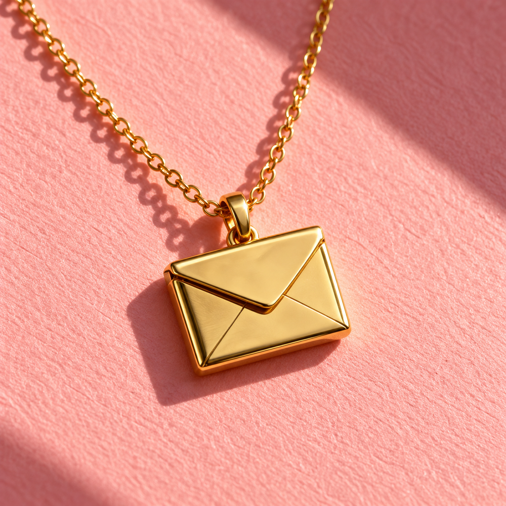 Words to Keep- Envelope Necklace