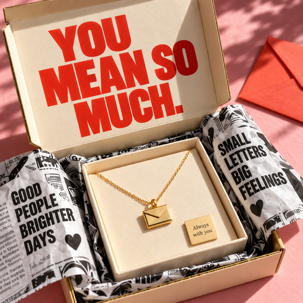 Words to Keep- Envelope Necklace