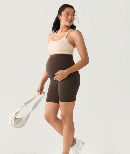 Cloud Maternity Biker Shorts