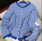 Fall Stripped Cardigan