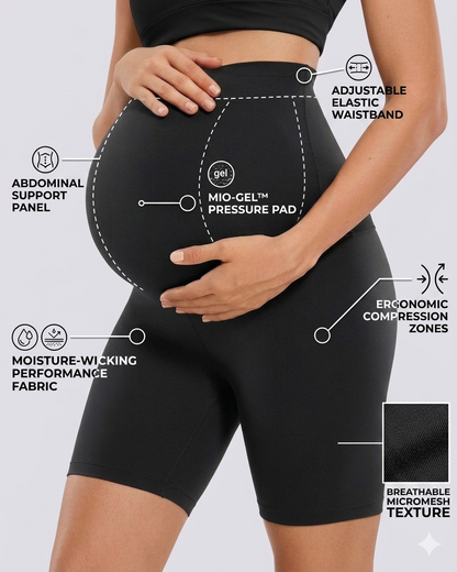 Cloud Maternity Biker Shorts
