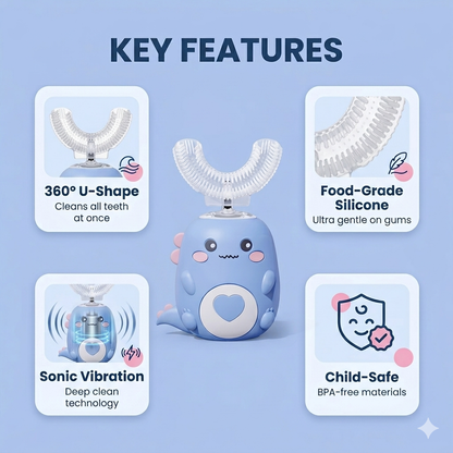 SmileBud™ — 360° Toddler Toothbrush