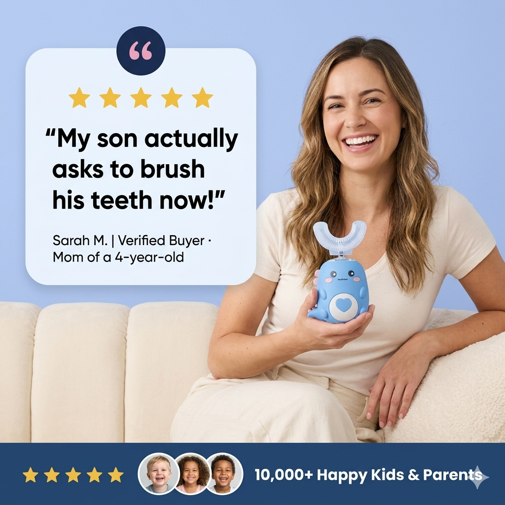 SmileBud™ — 360° Toddler Toothbrush
