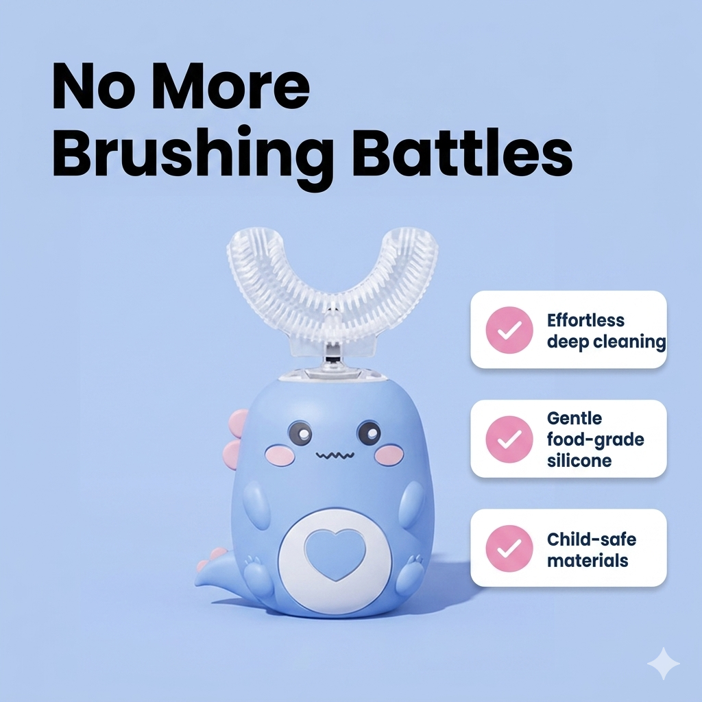 SmileBud™ — 360° Toddler Toothbrush