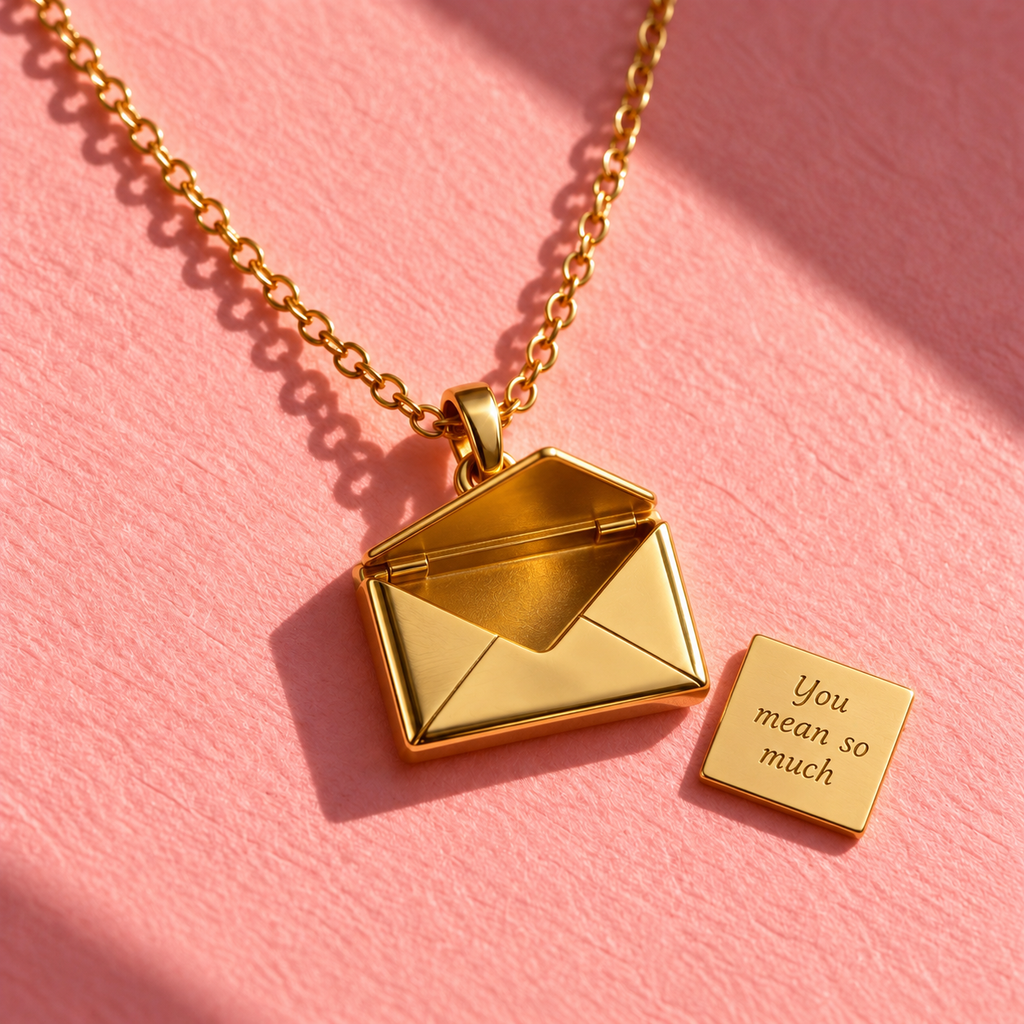 Words to Keep- Envelope Necklace