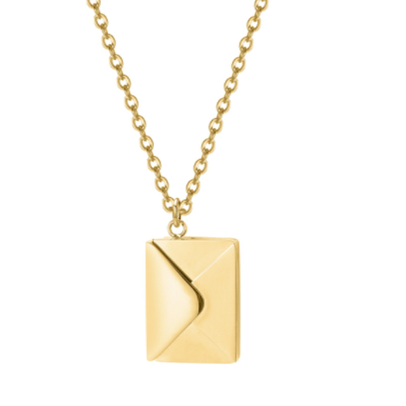 Personalized Envelope Necklace